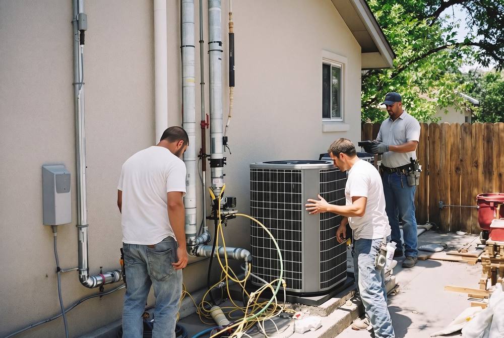 Installing new AC system
